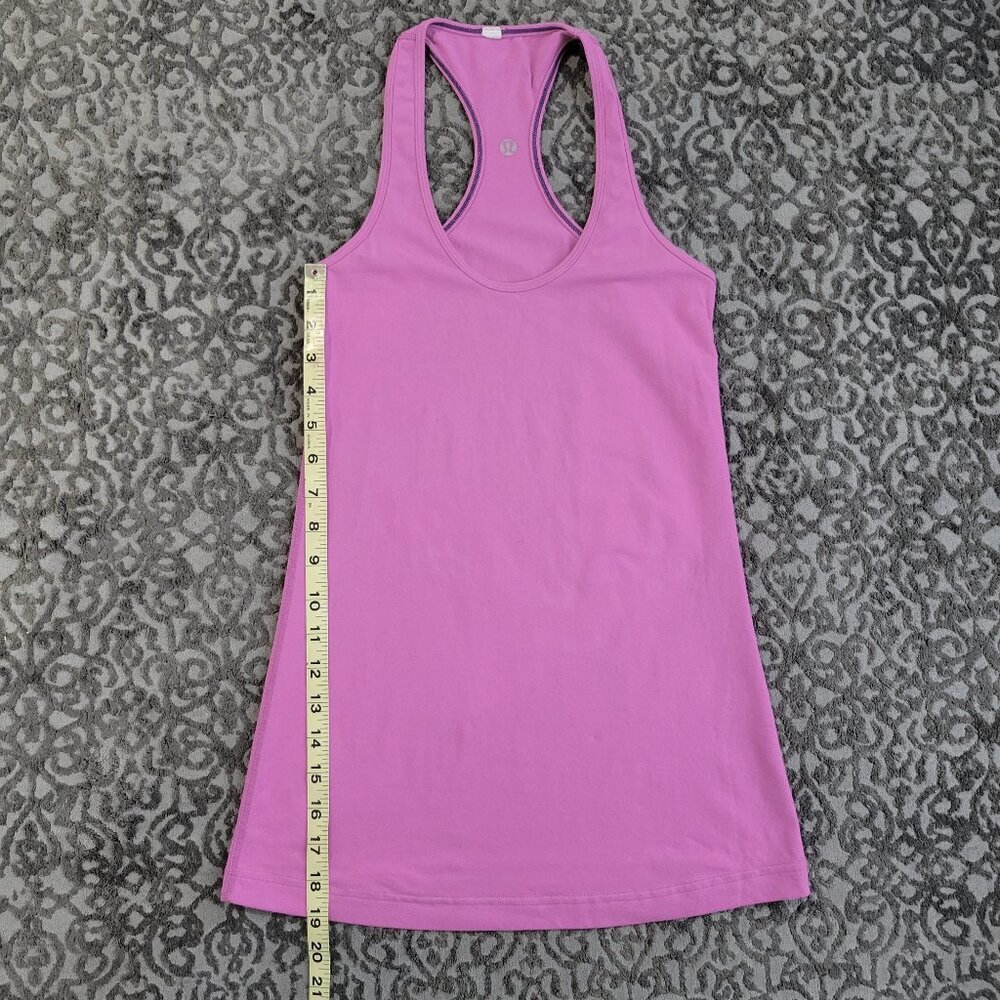 Lululemon Pink Racerback Tank Top - Picture 5 of 7